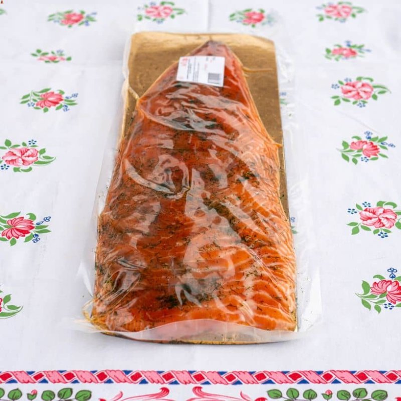 Saumon Gravlax (mariné à l’aneth) tranché - Atlantique